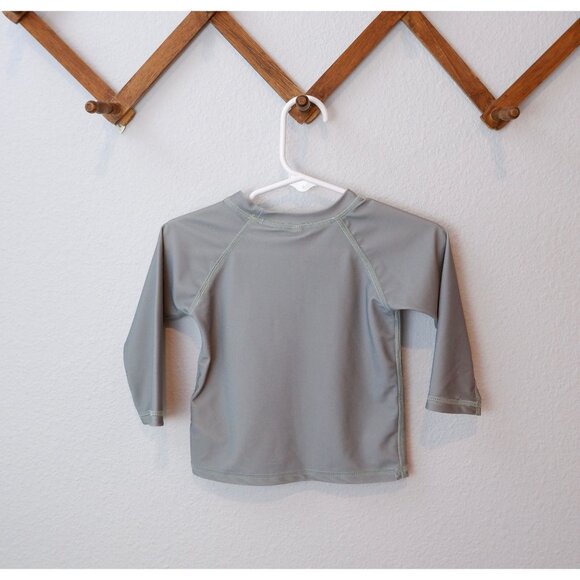 Rylee + Cru Kids Wave Pattern Rashguard Swimsuit, size 6-12 months - Picture 4 of 11